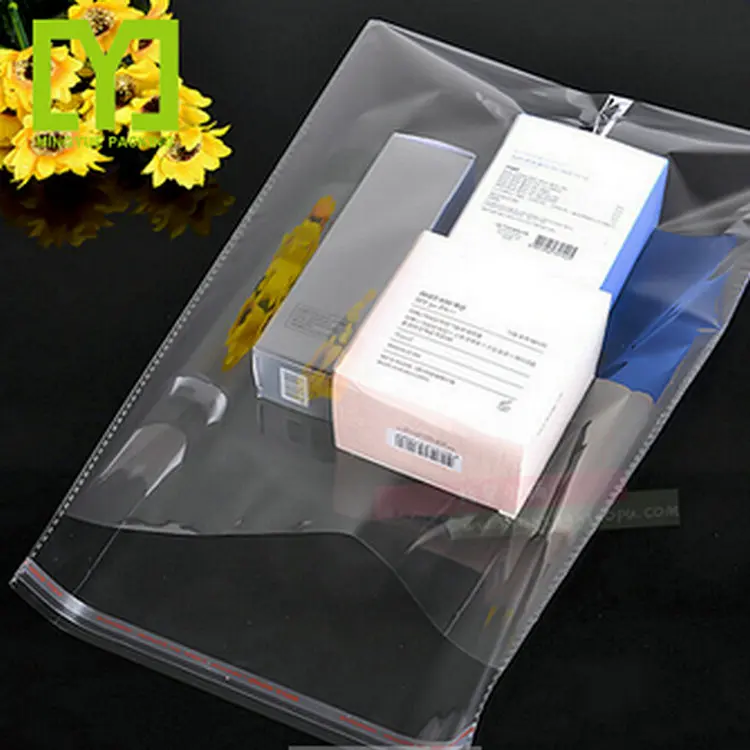 Alibaba China 2018 Clear Cellophane Bag Poly Plastic Printed Poly Bags