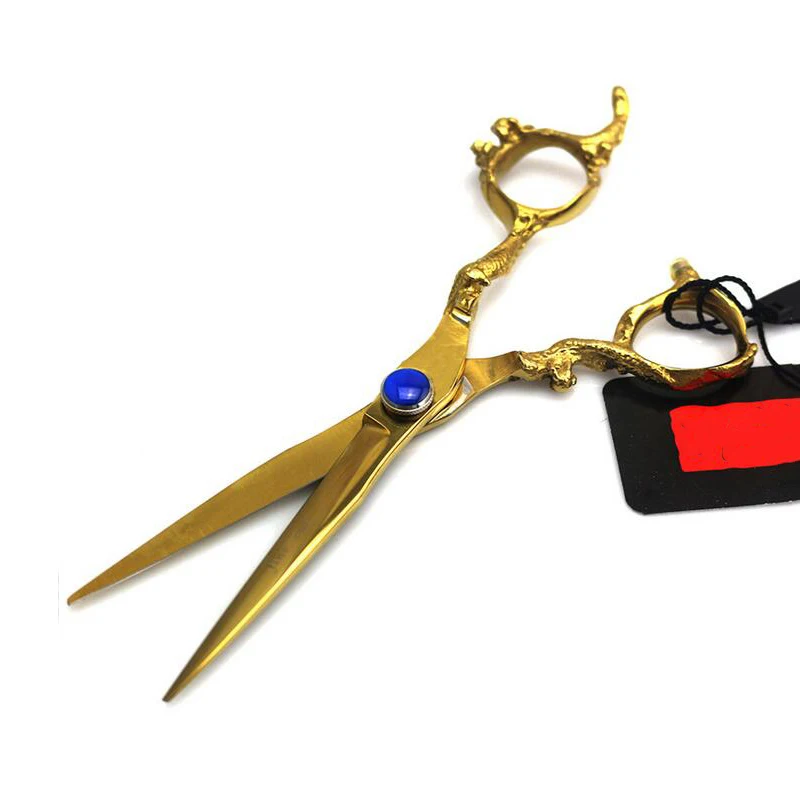 
6 Inches Dragon Design Gold Plating Scissors Hairdressing Scissors .WB100-517 