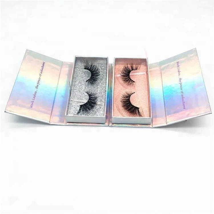 

Wholesale Factory Direct Sale Mink Eyelashes With Customized Eyelashes Packaging Box Mink Eyelashes Vendor