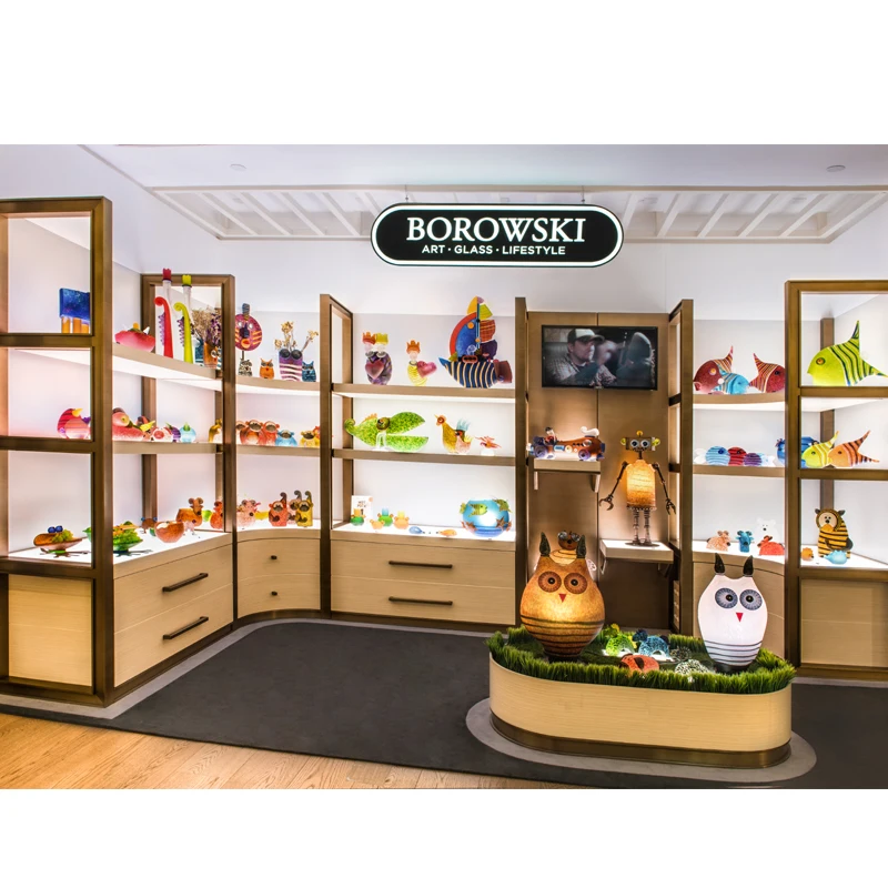 High Quality Gift Shop Display Furniture Art Crafts Display Fixture