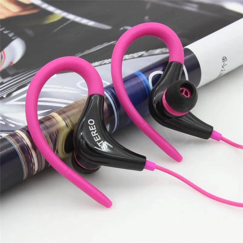 Sport Earphones Headset Stereo Headphones Handsfree With Mic 3.5mm