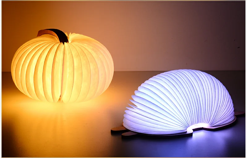 Halloween creative gifts cartoon table lamp mini led book lamp 