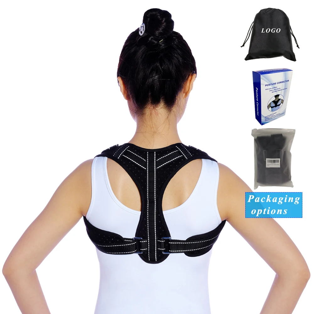 Black Breathable New Design Hot Selling Clavicle Support Belt Bio Posture Back Corrector