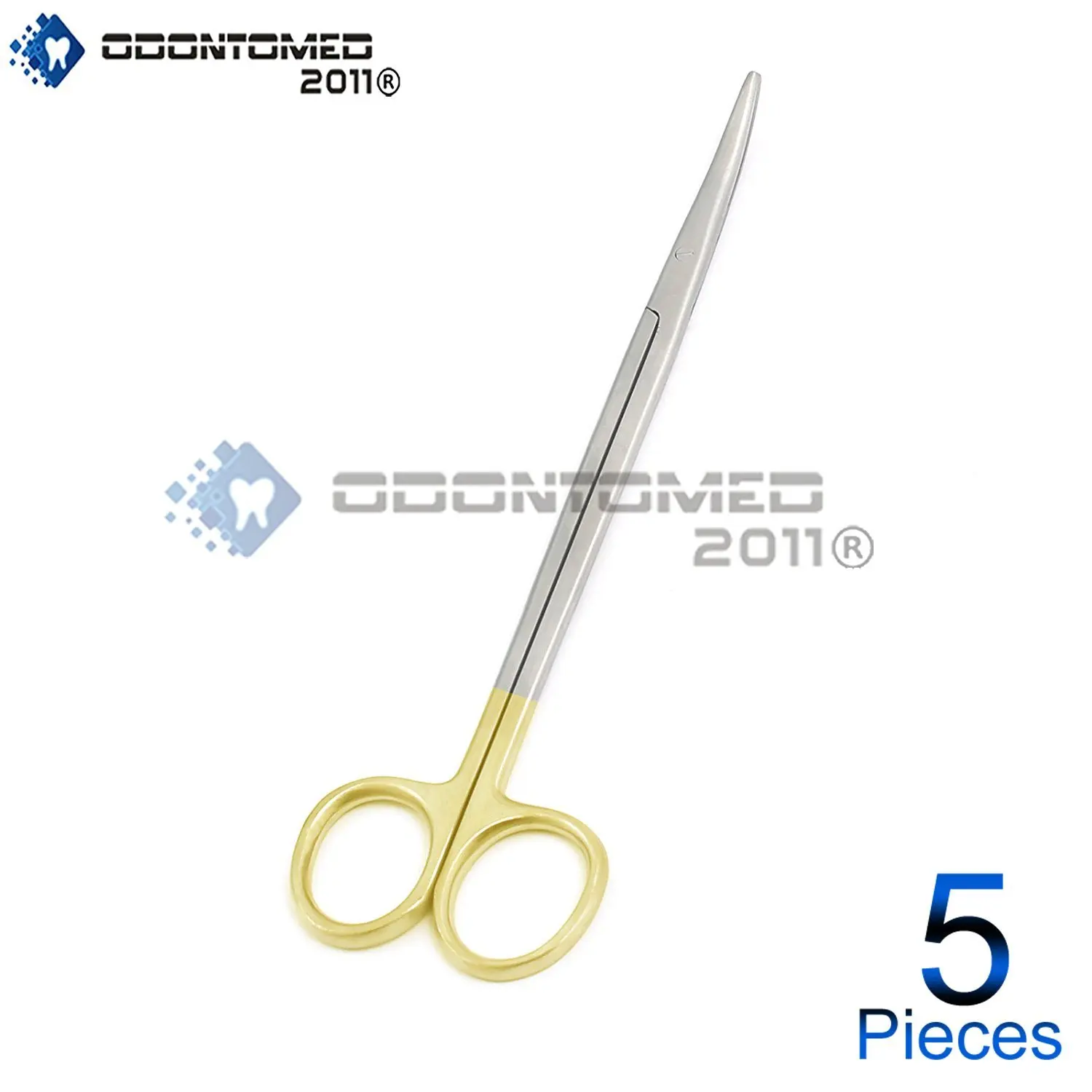 LAJA Imports Scalpel Handle #3#4#7 with Gold Plated Dental Veterinary Instruments
