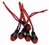 3A 250V AC 2 Pin SPST Round Wired Push On / Off Switch Button