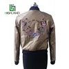 2017Newest Fashion Shining Bomber Waterproof Jacket Womens Bomber Jacket Embroidery