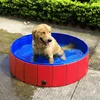 Indoor Outdoor Folding Dog Cat Bath Tub Outdoor Garden Pets Swimming Pool