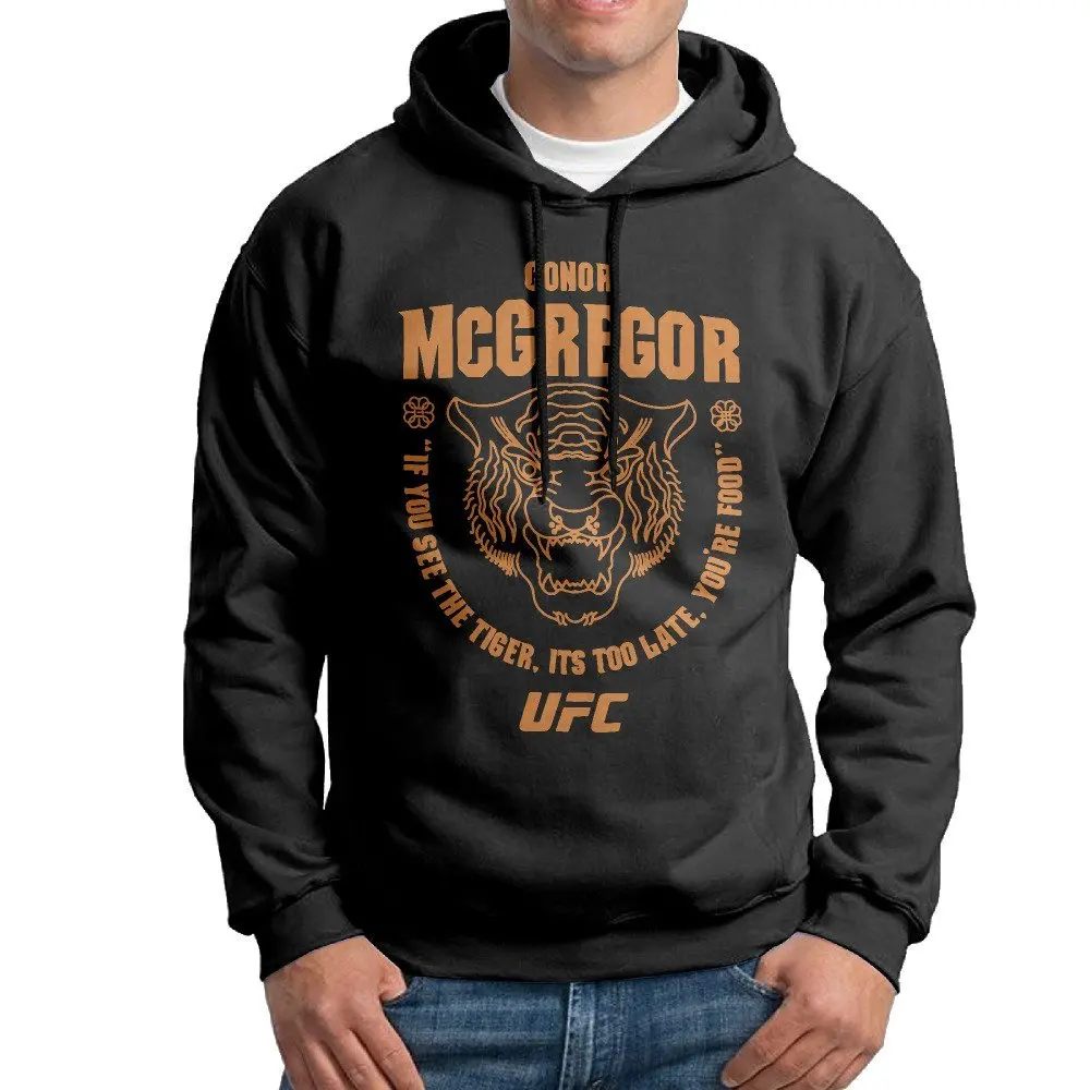 Mens Conor McGregor UFC 202 Tiger Food Pullover Hoodie