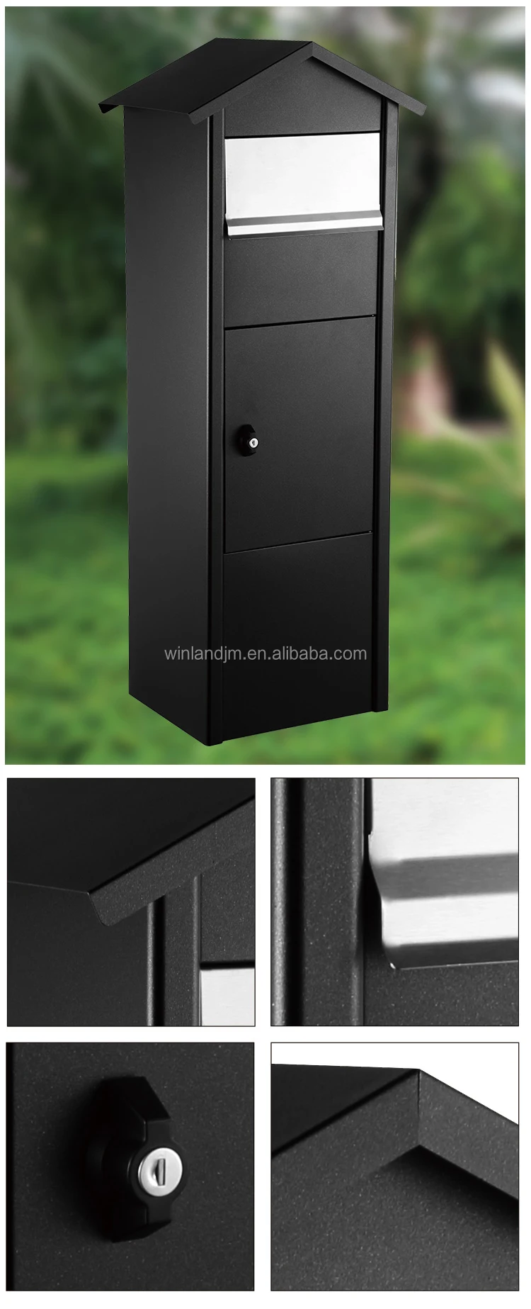 Free Standing Large Letter Boxes Steel Mailbox For Outdoor Buy Steel