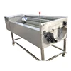 ONEONE Stainless Steel Fruit Roller Washer Cleaner Vegetable Brush Washing Peeling Machine