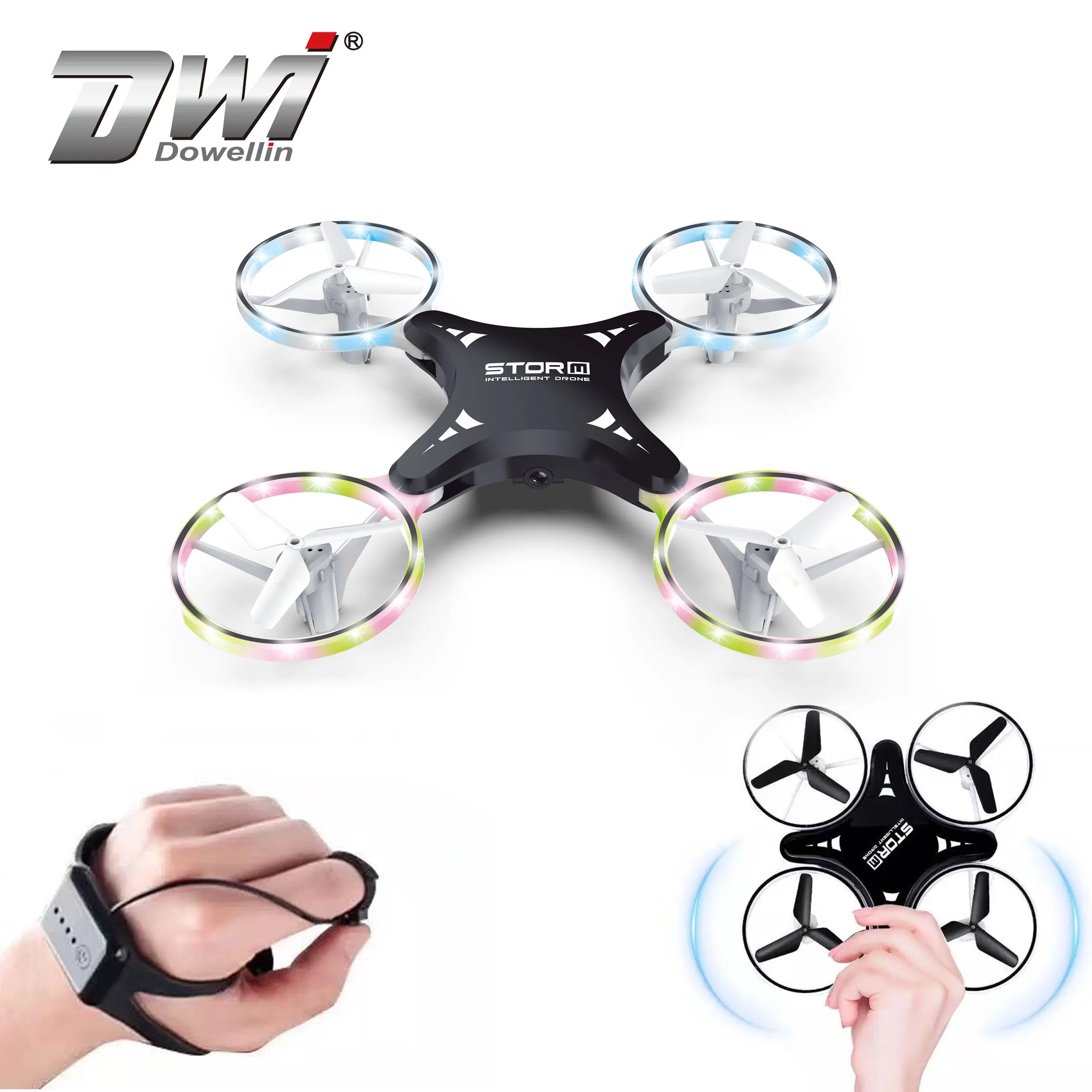 hand control rc drone