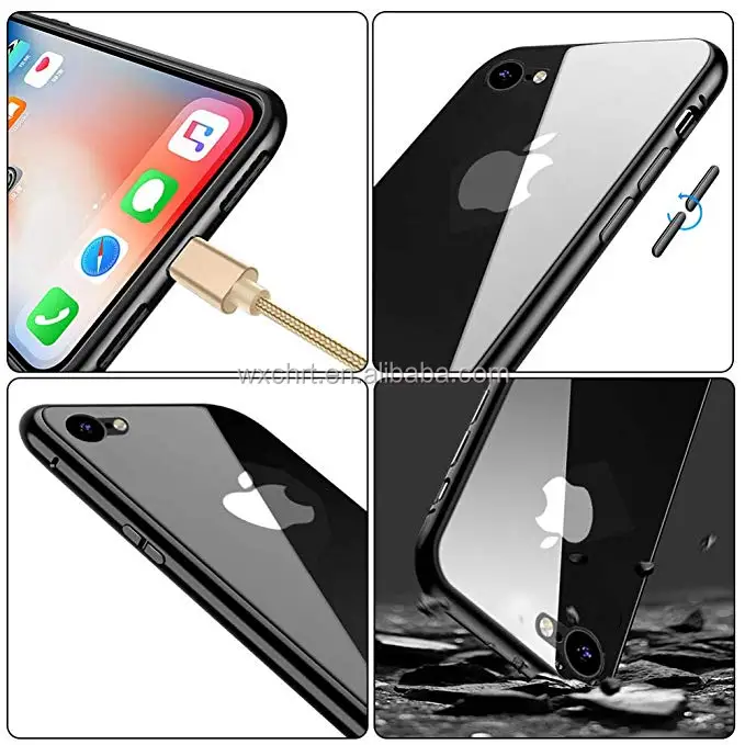 CHRT Magnetic 360 Case Magnetic Absorption Technology Magnetic Mobile Phone Case for iPhone X