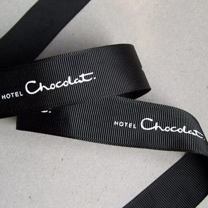 grosgrain ribbon printed