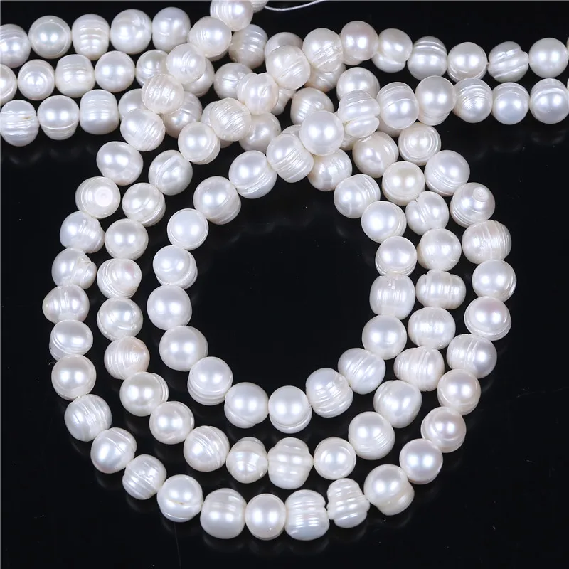 
8-9mm D Grade White Pearl loose wholesale freshwater pearls 