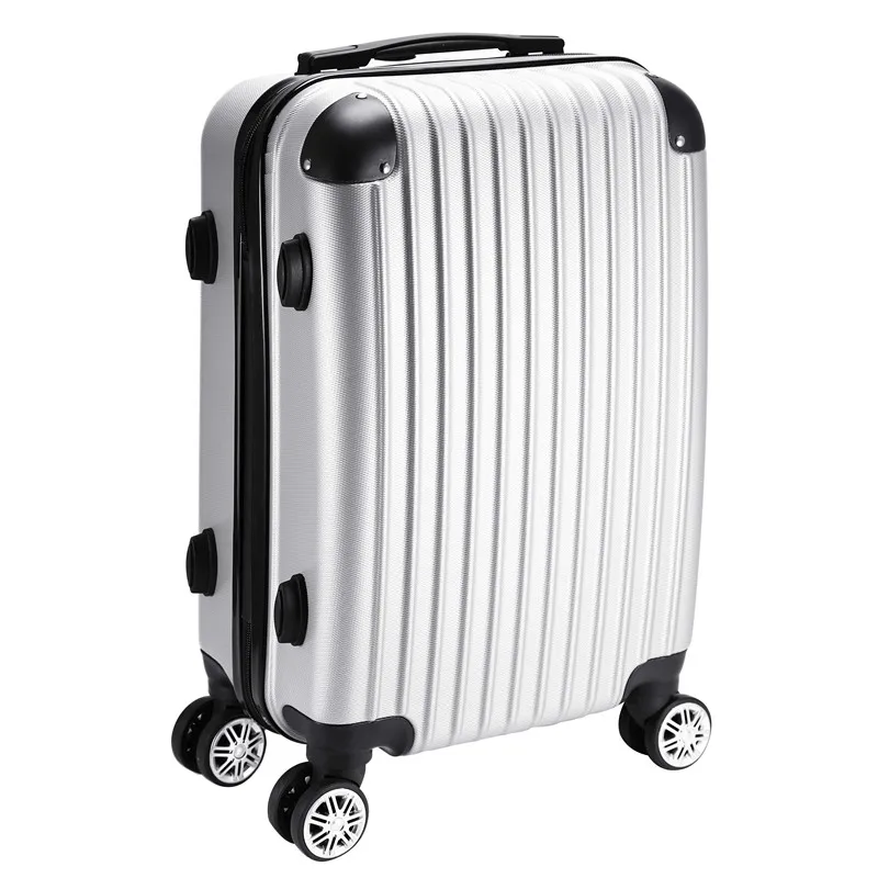 Hot carry on travel luggage, cabin trolley suitcase, hard case abs luggage set