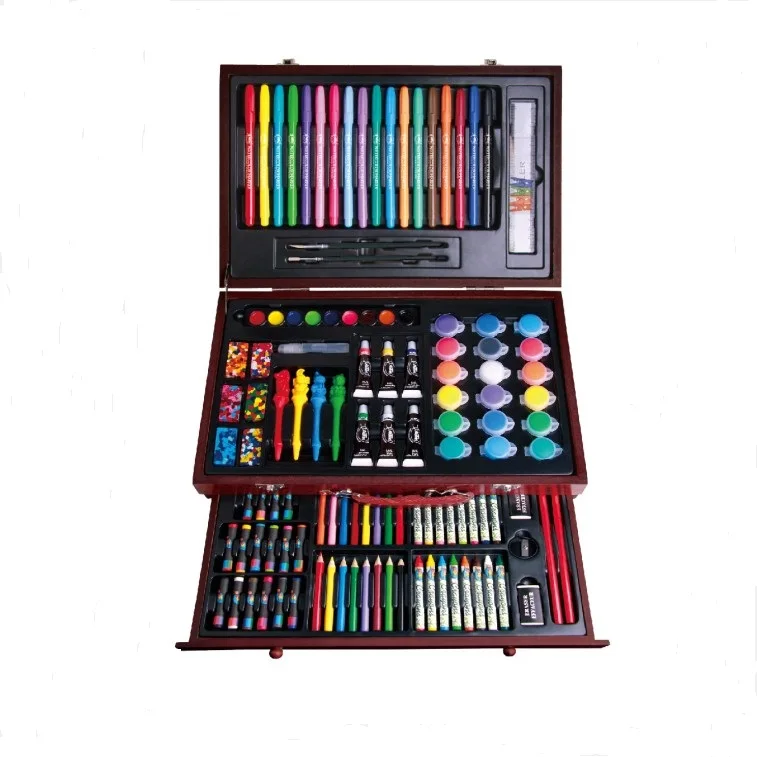 High Quality 123pcs Super Artist Tool Kit Eco Friendly Stationery For