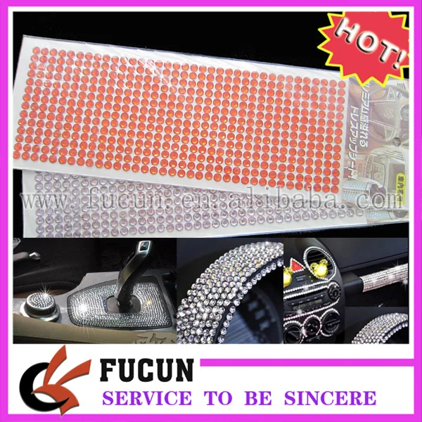 car rhinestone sticker