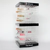 custom logo printing 64x8 acrylic lipstick makeup organizer,384 slots rotating acrylic nail polish stand rack display wholesale