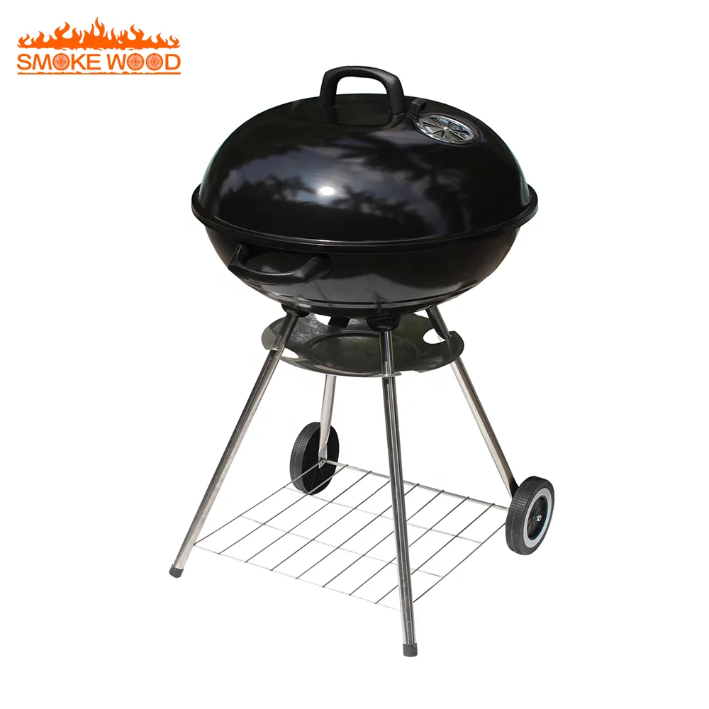 

Stock 22inch Kettle Charcoal Grill charcoal trolly garden barbecue bbq grill, Black