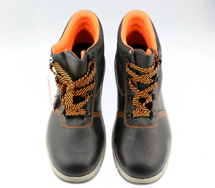 safety working shoes with low cut in brown color