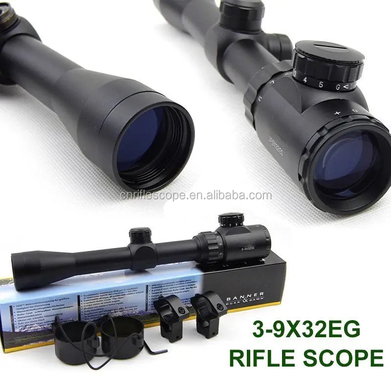 

New Tactical 3-9x32EG Hunting Riflescope Sight illuminated Red Green Light US