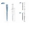 Hot Dipped Galvanized Ground Screw Post Anchor in Garden