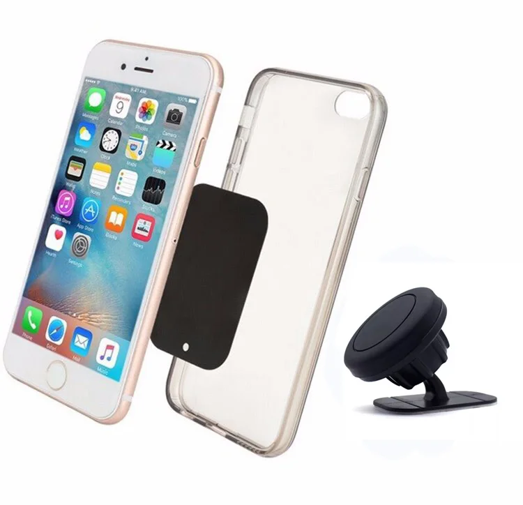 
360 Rotating Custom Logo Car Cell Phone Holder Rotatable Magnetic Car Mount 