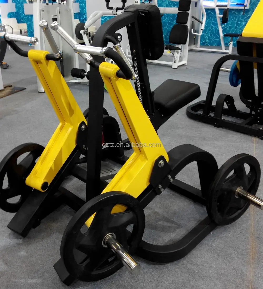 yellow workout machine