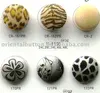 High quality imitation animal fur resin button