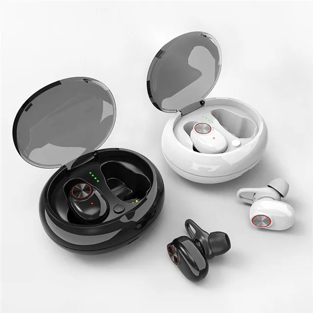

2018 Newest TWS V5 Wireless Stereo Earphones with Charging box Mini Sport BT Earbuds, White;black;red;gold;pink