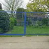 Easily assembled security double leaf swing wire mesh fence gate