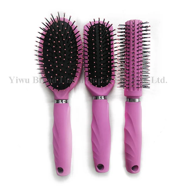 pink hair comb