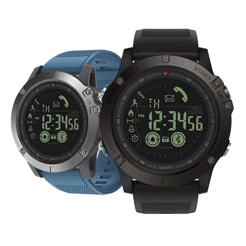 

Fashion New Smart Watches Sport Men Heart rate Blood Pressure Fitness Tracker Waterproof Blue tooth Zeblaze Vibe 3 Wristwatch