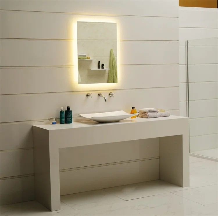 
UL ETL CE ROHS Certificate high end customized decorative led mirror with touch screen/wifi 