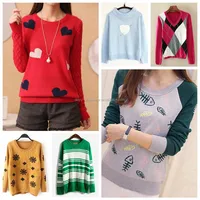 

1.3 Dollar GDZW832 Stock Ready assorted prints for lady sweater, wool sweater, knit sweater