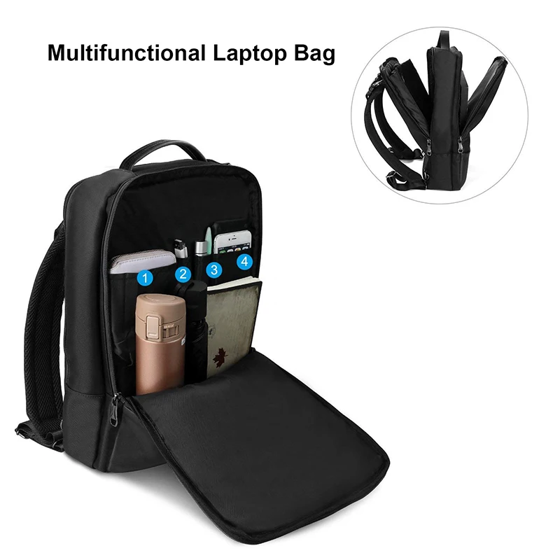 Waterproof Laptop Bag For Macbook Air Pro For Dell Notebook Backpack