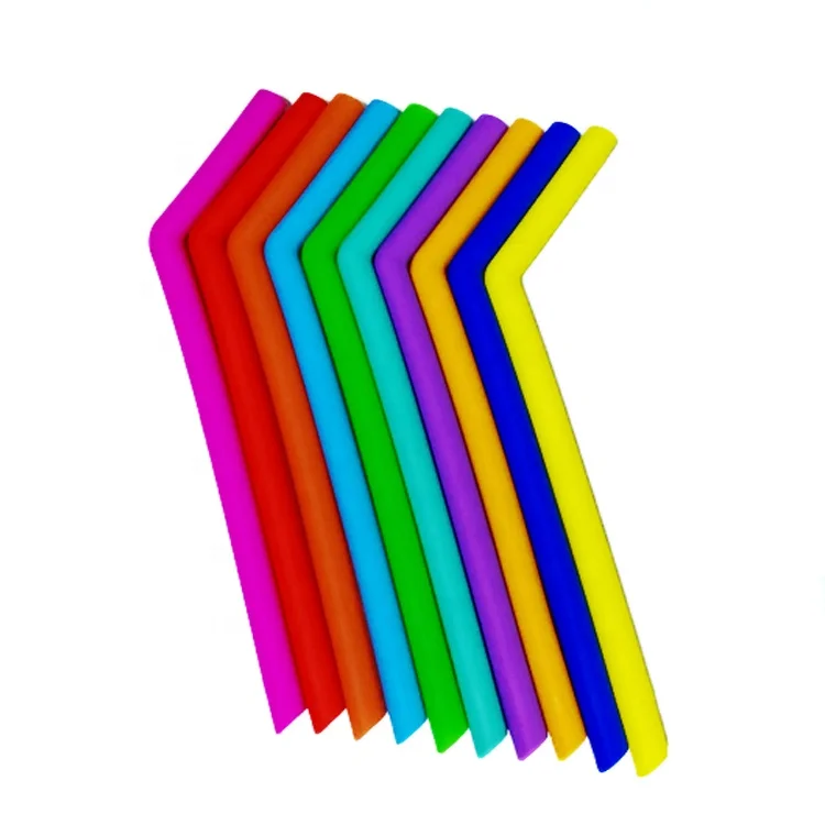 

Eco friendly reusable food grade silicone straws, N/a