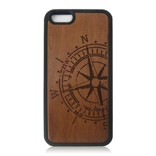 

Custom Natural Engraving TPU Wooden Mobile Phone Case For iPhone 6, Wood grain