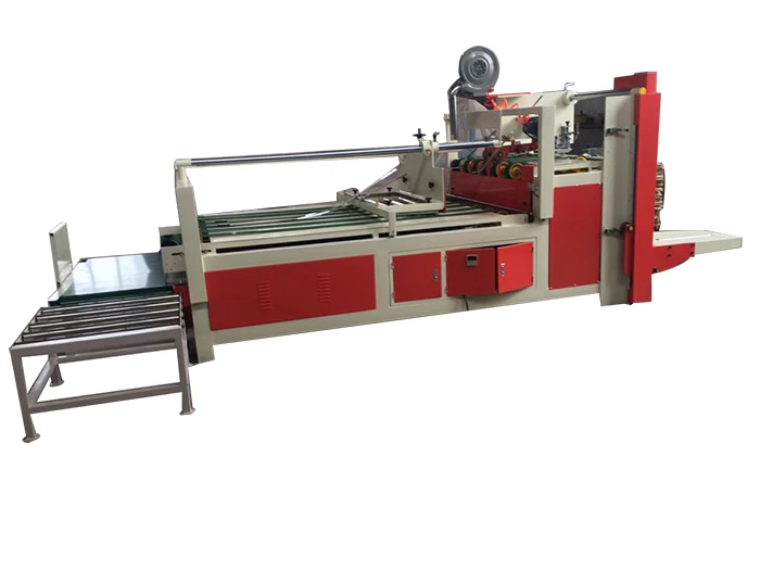 Semiauto semiautomatic standard Crash Lock Bottom corrugated carton box folder gluer with ce 