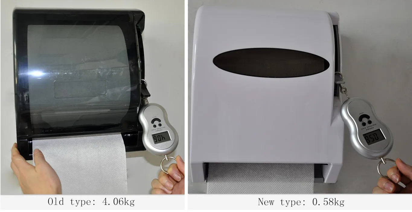 Lever action tissue dispenser,jumbo roll manual hand paper towel dispenser