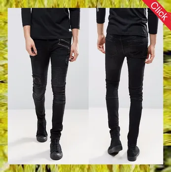 scratch black jeans