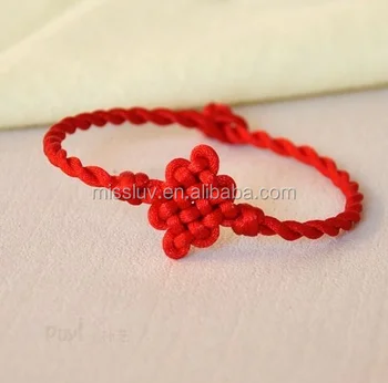 Chinese Knot Bracelet Good Luck Red String Bracelet - Buy Chinese Knot ...