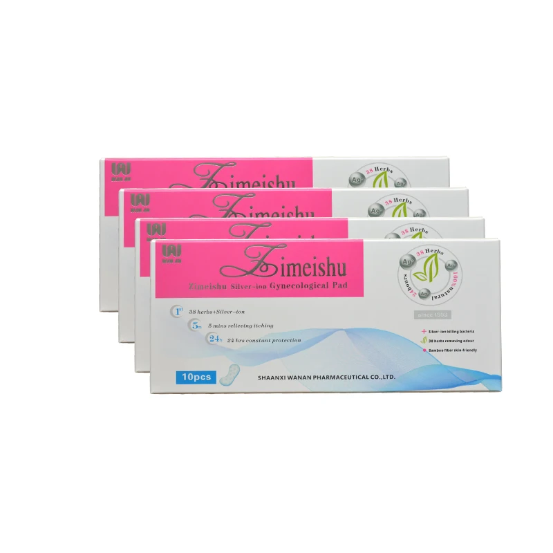 

Zimeishu silver-iron vaginitis pad women Nursing gynecological Pad