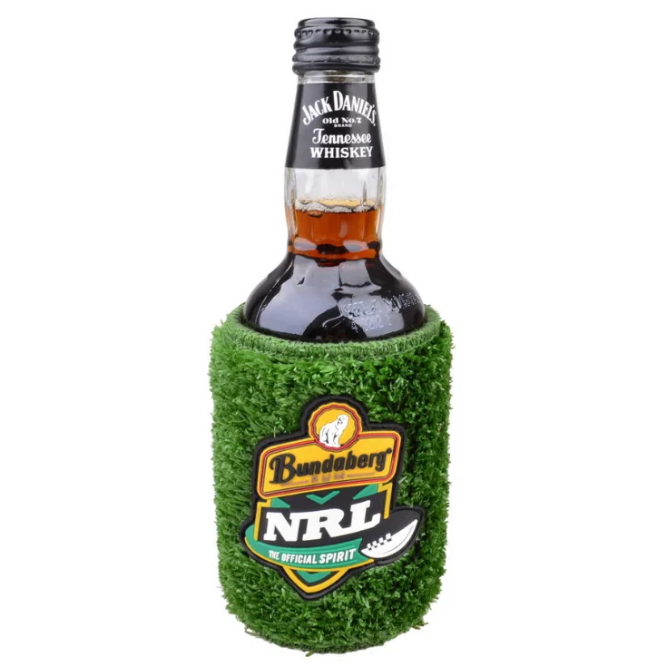 

Wholesale Eco-friendly Hight Quality Turf Stubby Holder Glass Beer Bottle Holder For Promotional Gift, Customized