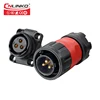 CNLINKO 3 pin male female connector waterproof panel solar plug socket m20 three wiring cable connector