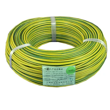 6mm2 Silicone Insulated Green Yellow Earth/ground Wire - Buy Ground ...