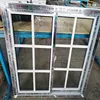 Low-e double glazed pvc sliding window grilled window