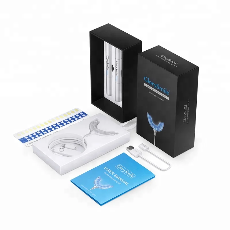 

The Most Popular Teeth Whitening Kits Private Label Non Peroxide With LED Light CE Approved Registered