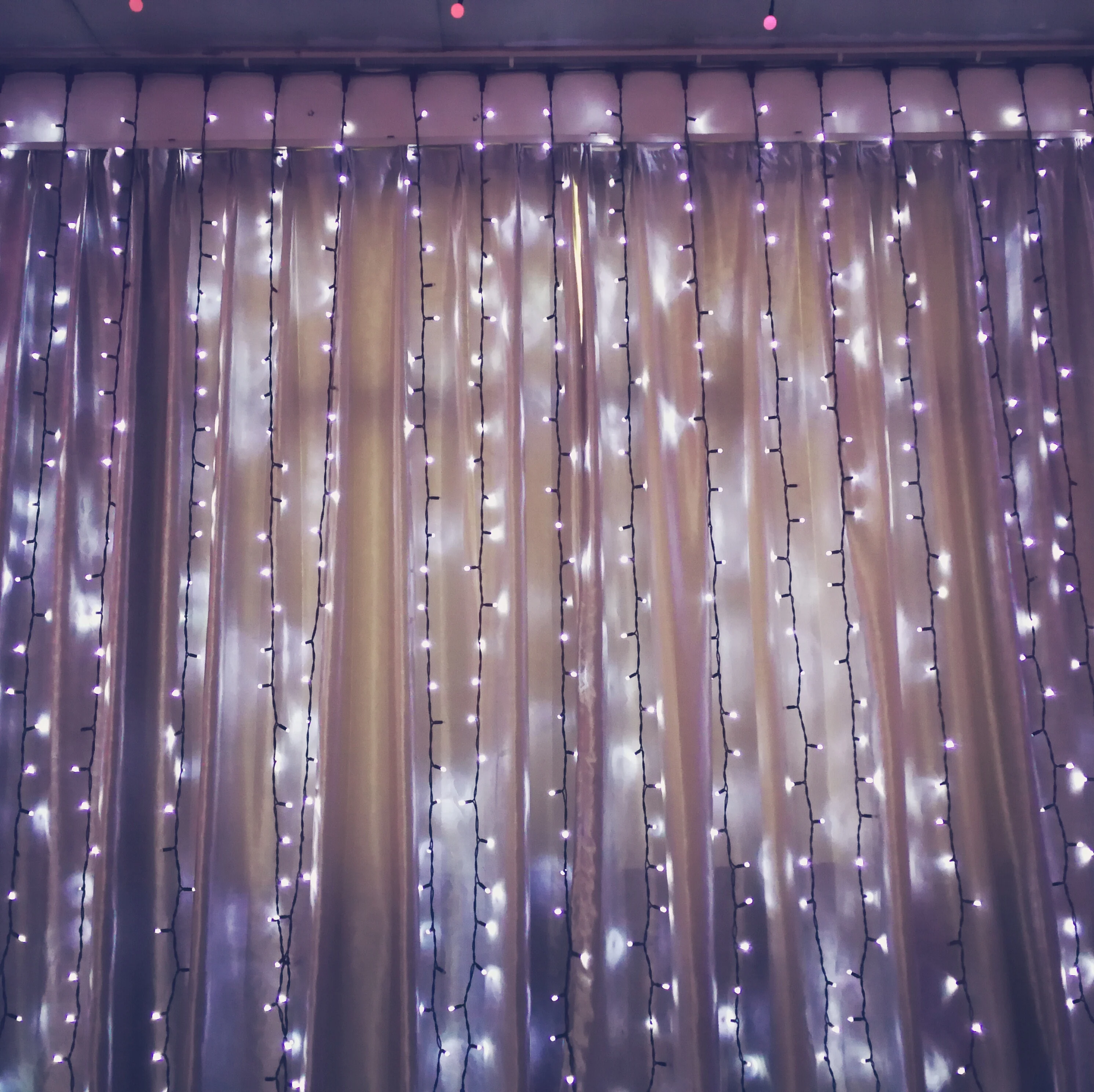 Building And Decoration Warm White Decorative Led Rubber Blister Wall Safety Light Curtain