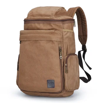 retro vintage travel canvas backpack